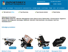 Tablet Screenshot of importoeren.dk